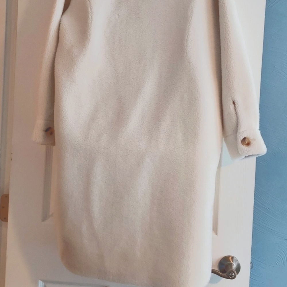 Plush long shirt jacket by Rebecca Minkoff - Picture 2 of 6
